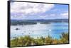 Bay of Islands Seen from Flagstaff Hill in Russell, Northland Region, North Island-Matthew Williams-Ellis-Framed Stretched Canvas