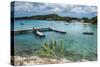 Bay of Kleine St. Michel in Curacao, ABC Islands, Netherlands Antilles, Caribbean, Central America-Michael Runkel-Stretched Canvas