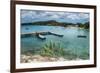 Bay of Kleine St. Michel in Curacao, ABC Islands, Netherlands Antilles, Caribbean, Central America-Michael Runkel-Framed Photographic Print