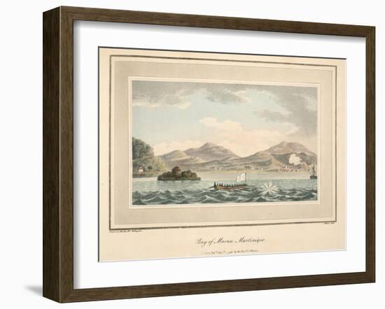 Bay of Maran, Martinique, Illustration from 'An Account of the Campaign in the West Indies' by…-Cooper Willyams-Framed Giclee Print