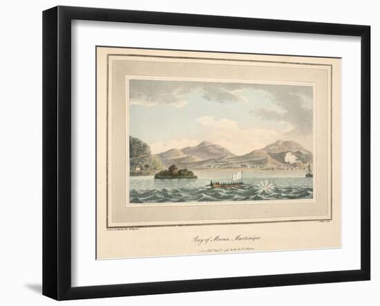 Bay of Maran, Martinique, Illustration from 'An Account of the Campaign in the West Indies' by…-Cooper Willyams-Framed Giclee Print