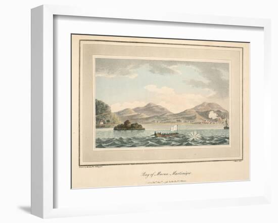 Bay of Maran, Martinique, Illustration from 'An Account of the Campaign in the West Indies' by…-Cooper Willyams-Framed Giclee Print