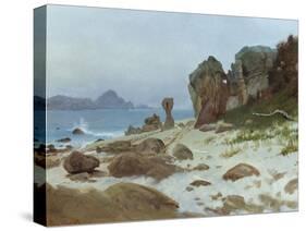 Bay of Monterey-Albert Bierstadt-Stretched Canvas