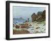 Bay of Monterey-Albert Bierstadt-Framed Giclee Print