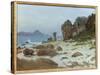 Bay of Monterey-Albert Bierstadt-Stretched Canvas