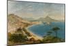 Bay of Naples in the Mid-1800s-null-Mounted Giclee Print