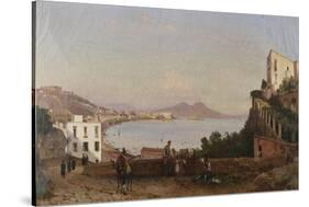 Bay of Naples-Giacinto Gigante-Stretched Canvas