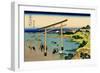 Bay of Noboto, c.1830-Katsushika Hokusai-Framed Giclee Print