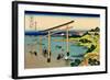 Bay of Noboto, c.1830-Katsushika Hokusai-Framed Giclee Print