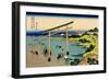 Bay of Noboto, c.1830-Katsushika Hokusai-Framed Premium Giclee Print