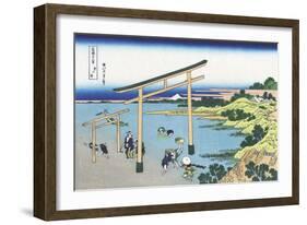 Bay of Noboto-Katsushika Hokusai-Framed Giclee Print