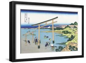 Bay of Noboto-Katsushika Hokusai-Framed Giclee Print