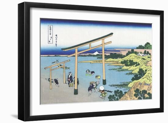 Bay of Noboto-Katsushika Hokusai-Framed Giclee Print
