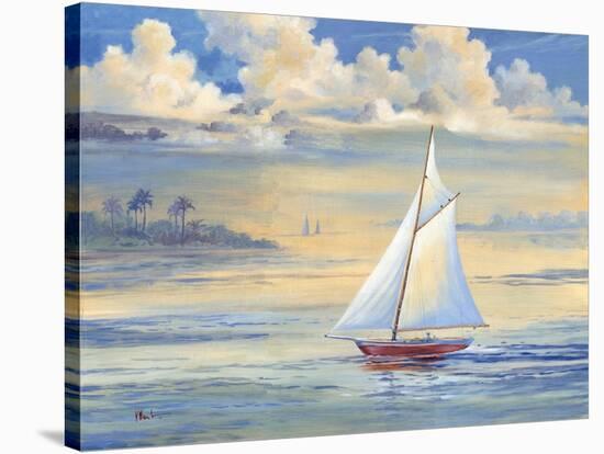 Bay of Palms-Paul Brent-Stretched Canvas