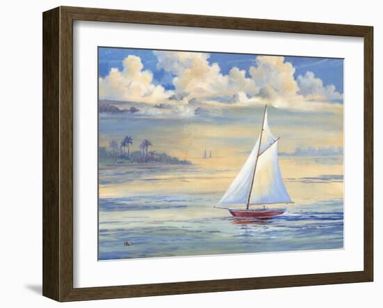 Bay of Palms-Paul Brent-Framed Art Print