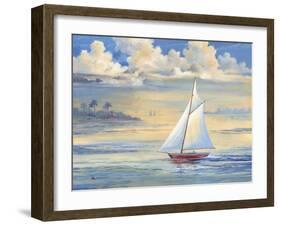 Bay of Palms-Paul Brent-Framed Art Print