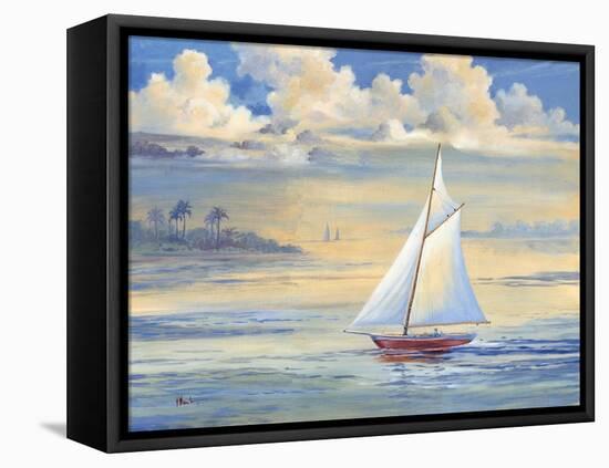 Bay of Palms-Paul Brent-Framed Stretched Canvas