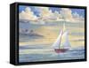 Bay of Palms-Paul Brent-Framed Stretched Canvas