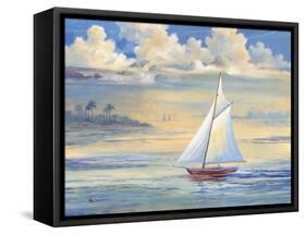 Bay of Palms-Paul Brent-Framed Stretched Canvas