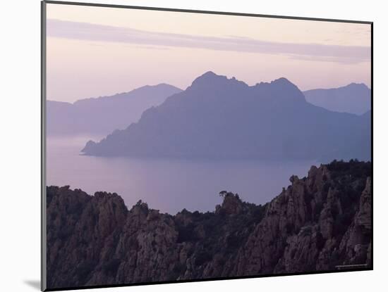 Bay of Porto, Corsica, France, Mediterranean-Michael Busselle-Mounted Photographic Print