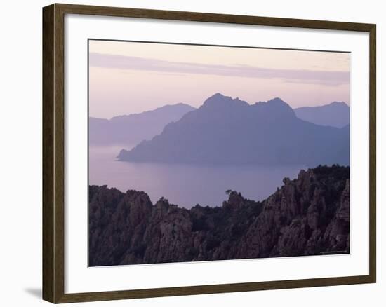 Bay of Porto, Corsica, France, Mediterranean-Michael Busselle-Framed Photographic Print