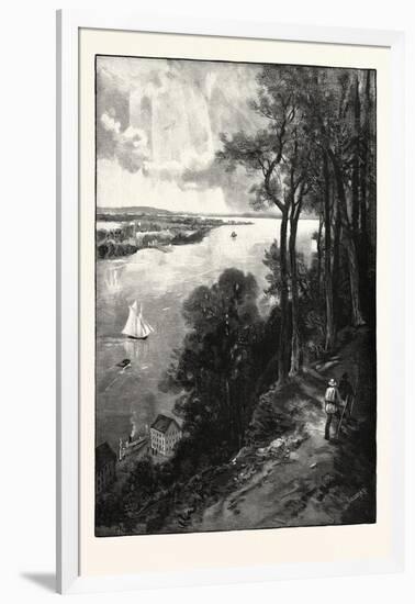 Bay of Quinte, from Above Stone Mills, Canada, Nineteenth Century-null-Framed Giclee Print