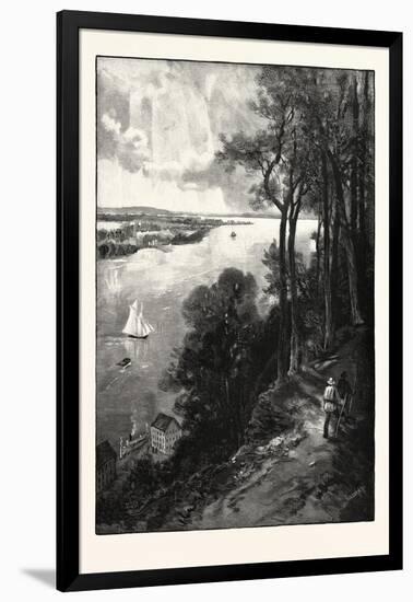 Bay of Quinte, from Above Stone Mills, Canada, Nineteenth Century-null-Framed Giclee Print