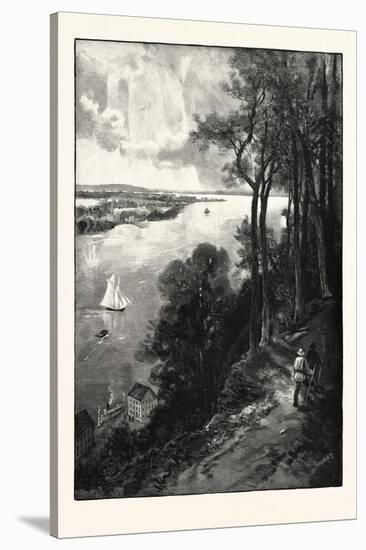 Bay of Quinte, from Above Stone Mills, Canada, Nineteenth Century-null-Stretched Canvas