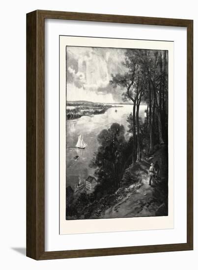 Bay of Quinte, from Above Stone Mills, Canada, Nineteenth Century-null-Framed Giclee Print