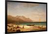 Bay of Salerno. 1858-Albert Bierstadt-Framed Giclee Print