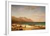 Bay of Salerno. 1858-Albert Bierstadt-Framed Giclee Print