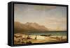 Bay of Salerno, 1858-Albert Bierstadt-Framed Stretched Canvas