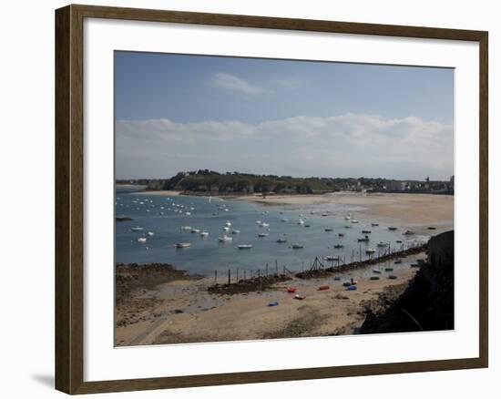 Bay of St. Lunaire, Ille-Et-Vilaine, Brittany. France, Europe-Nick Servian-Framed Photographic Print