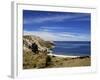 Bay on Isla del Sol, Lake Titicaca, Bolivia, South America-Simon Montgomery-Framed Photographic Print