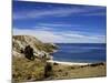 Bay on Isla del Sol, Lake Titicaca, Bolivia, South America-Simon Montgomery-Mounted Photographic Print