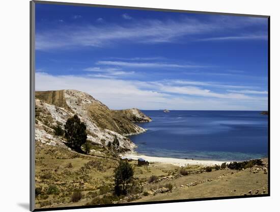 Bay on Isla del Sol, Lake Titicaca, Bolivia, South America-Simon Montgomery-Mounted Photographic Print