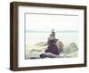 Bay Rocks II-Sonja Quintero-Framed Photographic Print