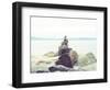 Bay Rocks II-Sonja Quintero-Framed Photographic Print