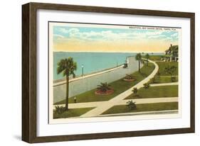 Bay Shore Drive, Tampa, Florida-null-Framed Art Print