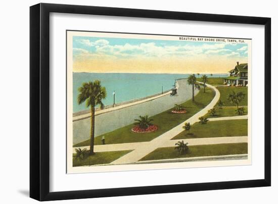 Bay Shore Drive, Tampa, Florida-null-Framed Art Print