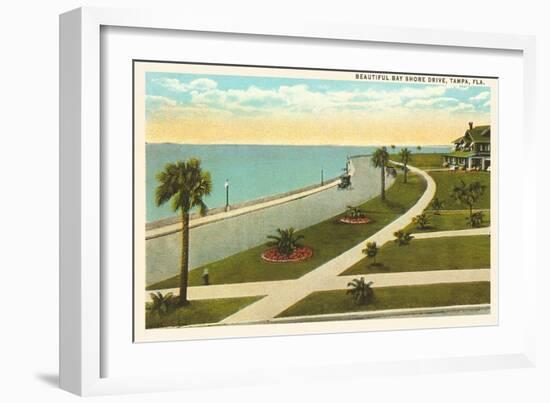 Bay Shore Drive, Tampa, Florida-null-Framed Art Print