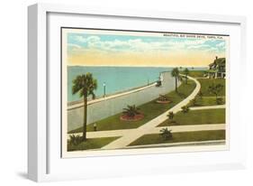 Bay Shore Drive, Tampa, Florida-null-Framed Art Print