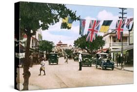 Bay Street, Nassau, Bahamas, 1931-null-Stretched Canvas