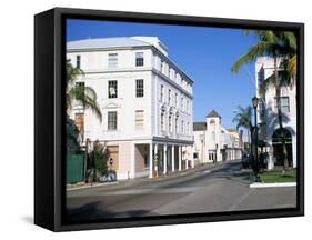 Bay Street, Nassau, Bahamas, West Indies, Central America-J Lightfoot-Framed Stretched Canvas