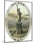 Bay View Brand Cigar Box Label, View of the Statue of Liberty-Lantern Press-Mounted Art Print