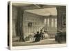 Bay Window in Dining Room, Haddon Hall, Derbyshire-Joseph Nash-Stretched Canvas