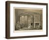 Bay Window in Drawing Room, Lyme Hall, Cheshire-Joseph Nash-Framed Giclee Print