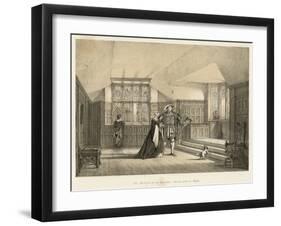 Bay Window in the Gallery, Hever Castle, Kent-Joseph Nash-Framed Giclee Print