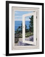 Bay Window Vista II-Diane Romanello-Framed Art Print