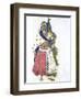 Bayadere with Peacock, Ballet Costume Design, 1911-Leon Bakst-Framed Giclee Print